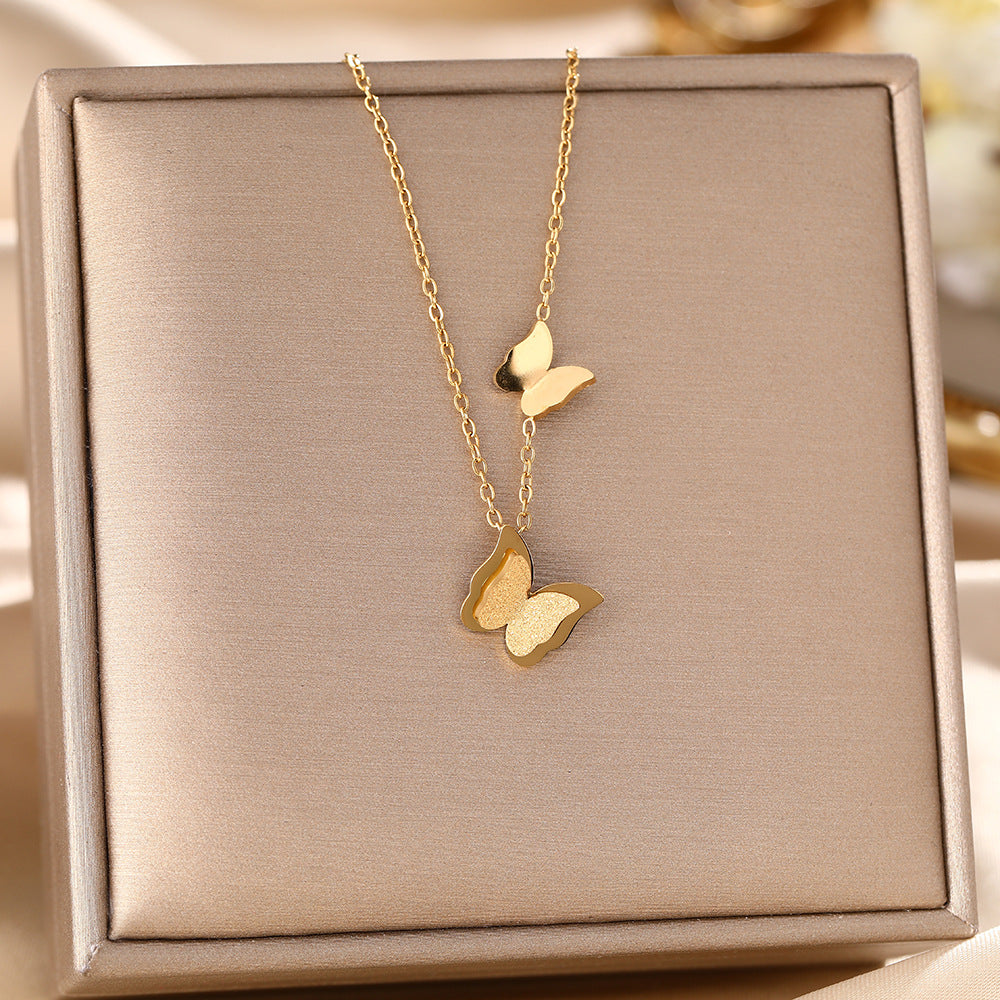 🦋 Collier “Douce Liberté” – L’élégance prend son envol