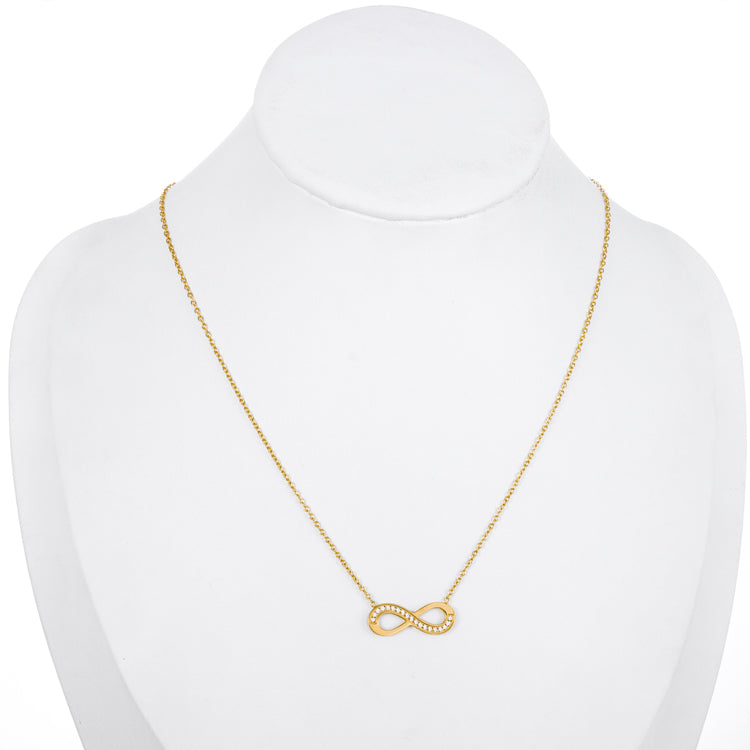 ♾️ Collier “Éternité Dorée” – L’élégance sans fin