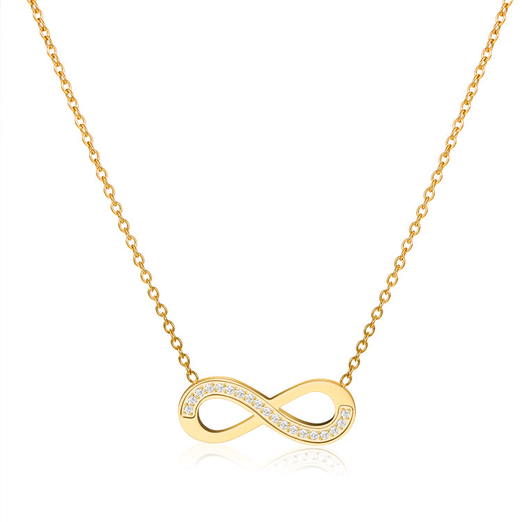 ♾️ Collier “Éternité Dorée” – L’élégance sans fin