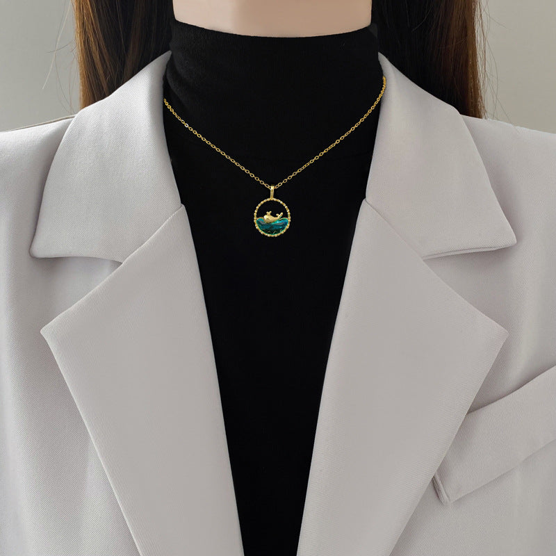 🐋 Collier “Évasion Marine” – L’élégance qui fait des vagues 🌊