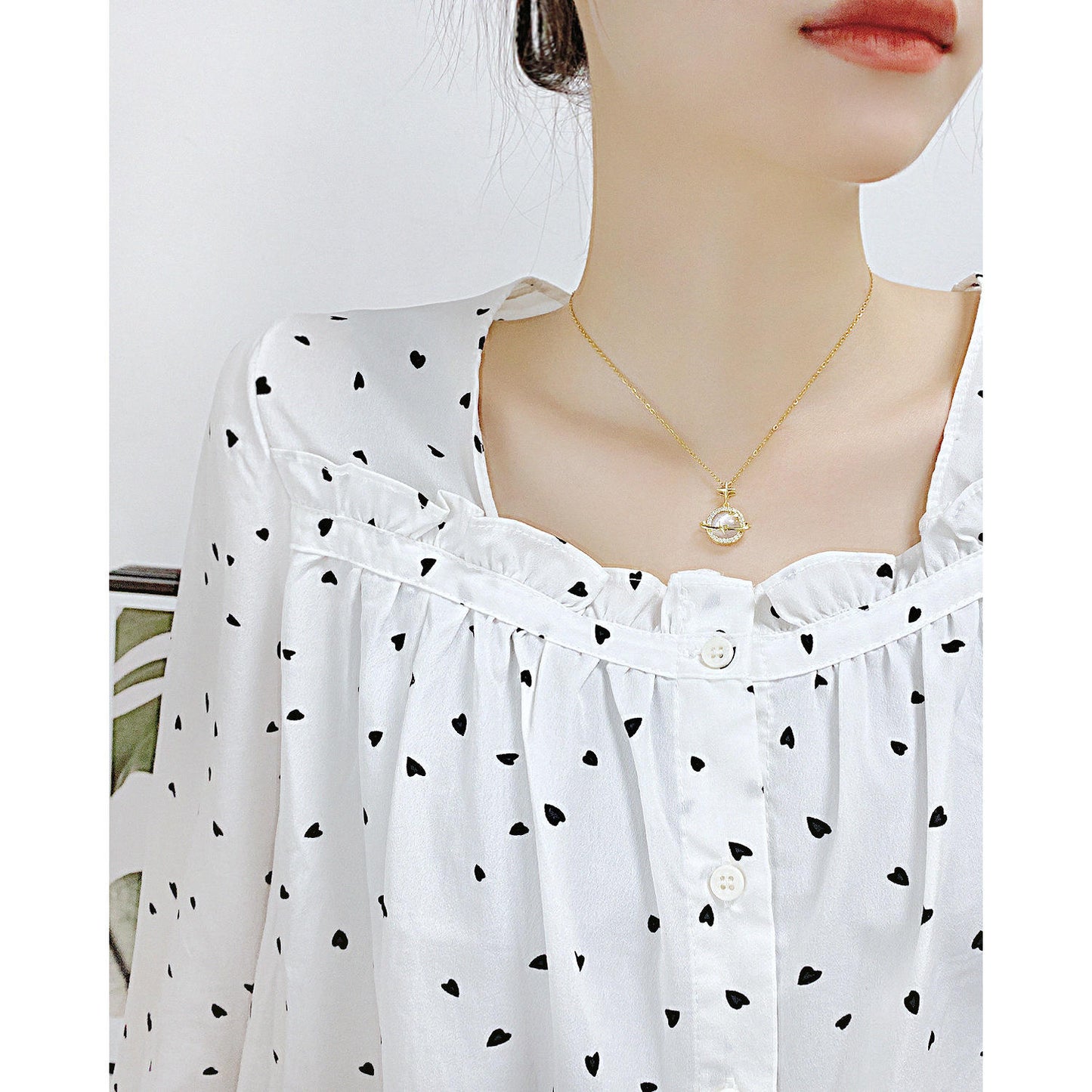 🌙✨ Collier Céleste en Acier Inoxydable