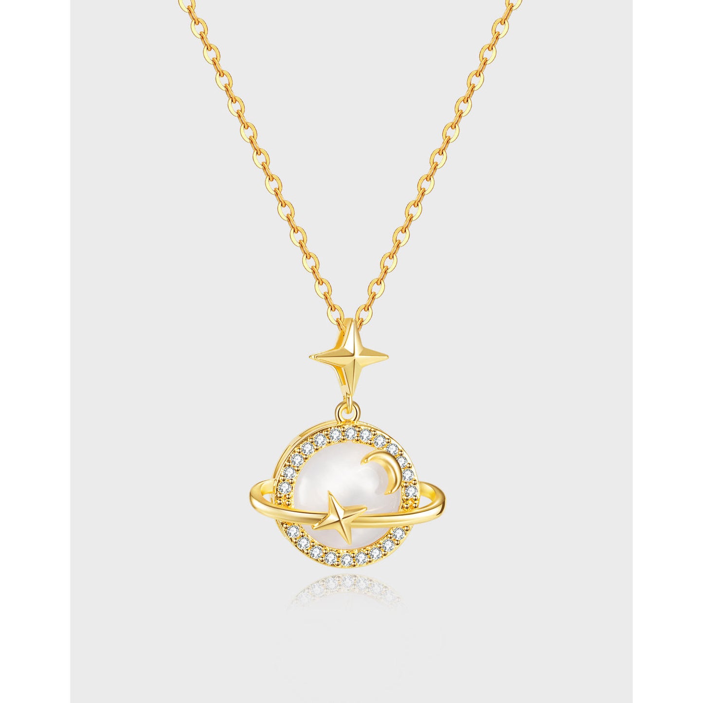 🌙✨ Collier Céleste en Acier Inoxydable