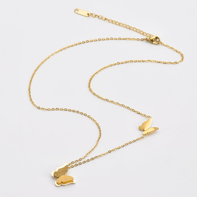 🦋 Collier “Douce Liberté” – L’élégance prend son envol
