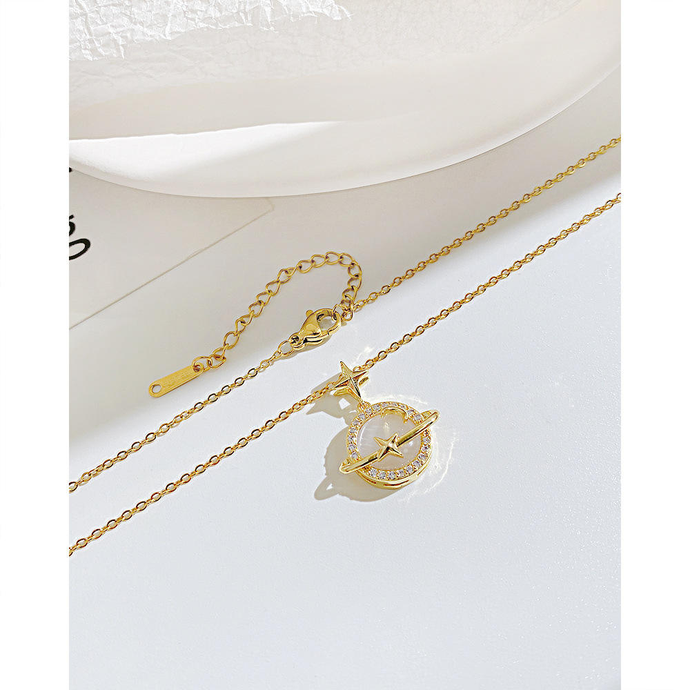 🌙✨ Collier Céleste en Acier Inoxydable