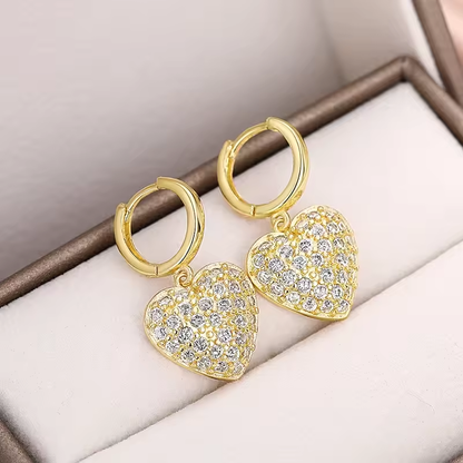 ✨ Élégance et éclat à votre portée avec nos boucles d'oreilles en acier inoxydable!