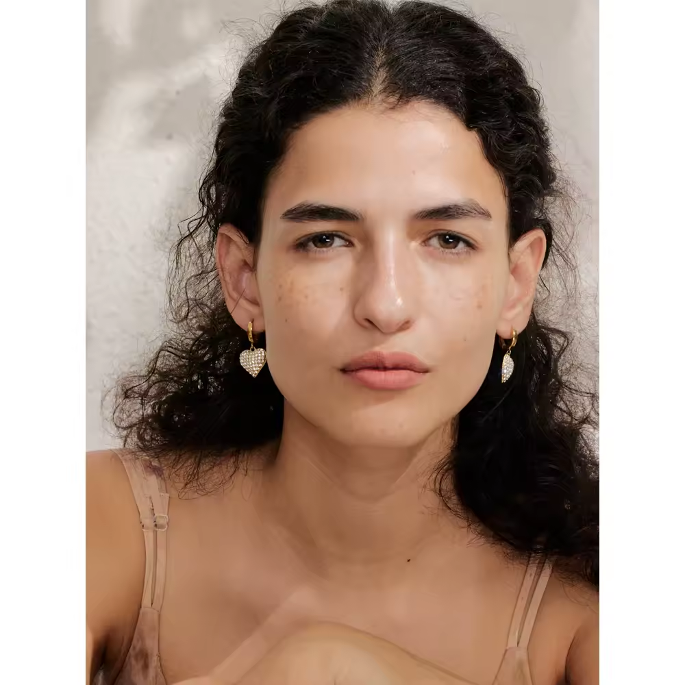 ✨ Élégance et éclat à votre portée avec nos boucles d'oreilles en acier inoxydable!