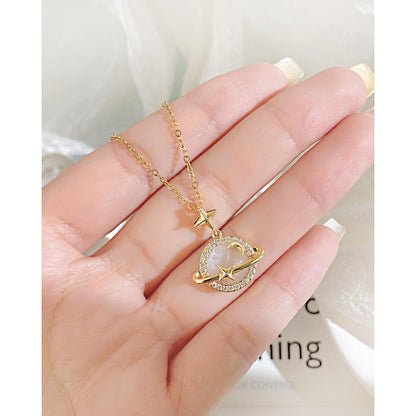 🌙✨ Collier Céleste en Acier Inoxydable