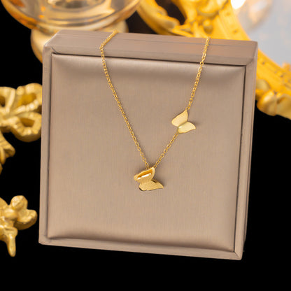 🦋 Collier “Douce Liberté” – L’élégance prend son envol