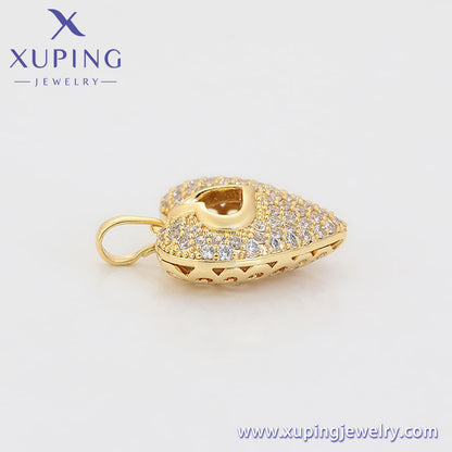 💖 Collier “Cœur Éternel” – L’amour en éclat doré