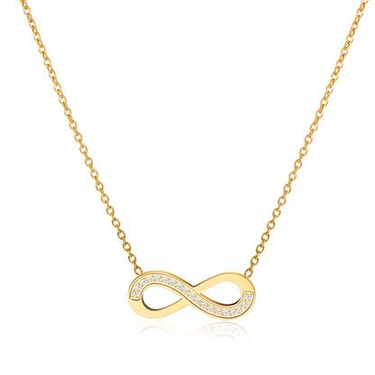 ♾️ Collier “Éternité Dorée” – L’élégance sans fin