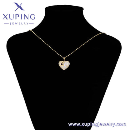 💖 Collier “Cœur Éternel” – L’amour en éclat doré