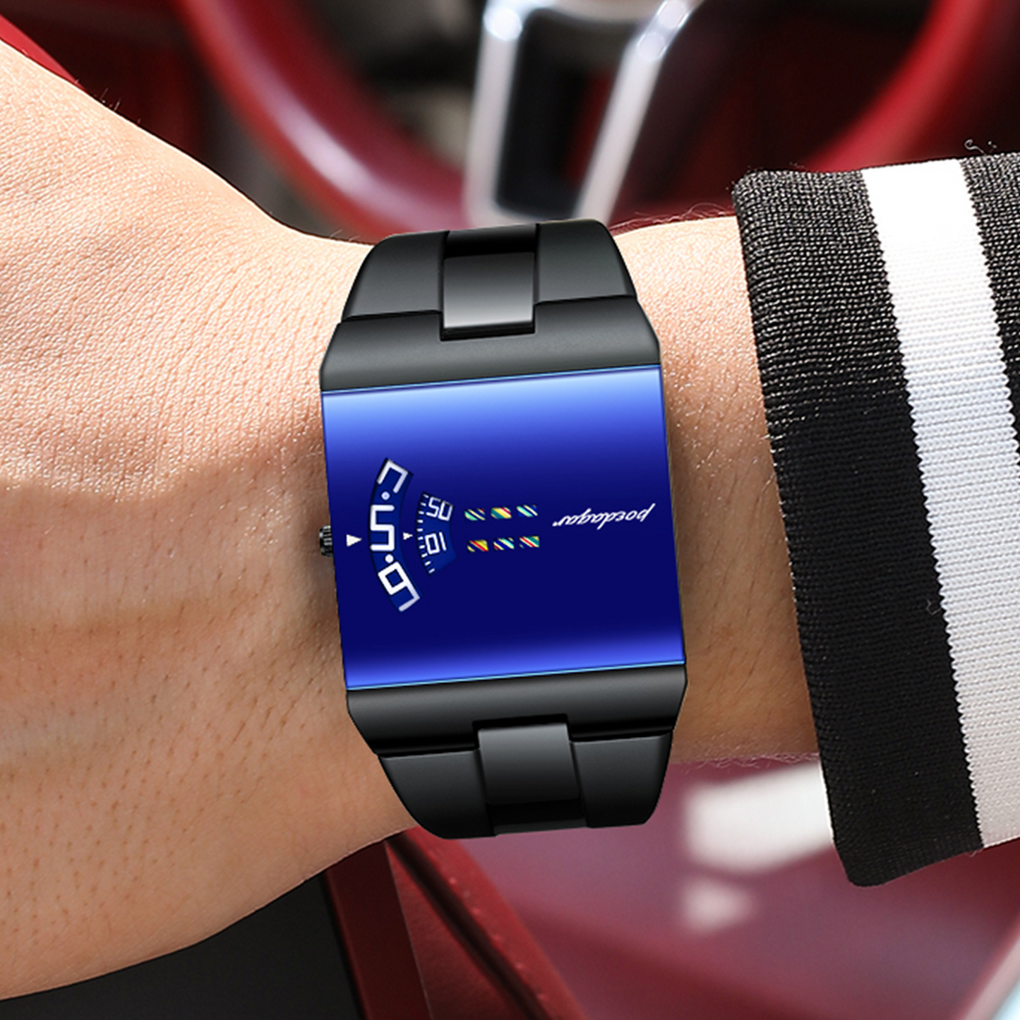 Montre Poedagar 857 pour hommes, nouveau modèle tendance, bracelet en acier inoxydable, étanche⭐⭐⭐⭐⭐