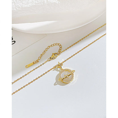 🌙✨ Collier Céleste en Acier Inoxydable