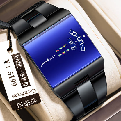 Montre Poedagar 857 pour hommes, nouveau modèle tendance, bracelet en acier inoxydable, étanche⭐⭐⭐⭐⭐