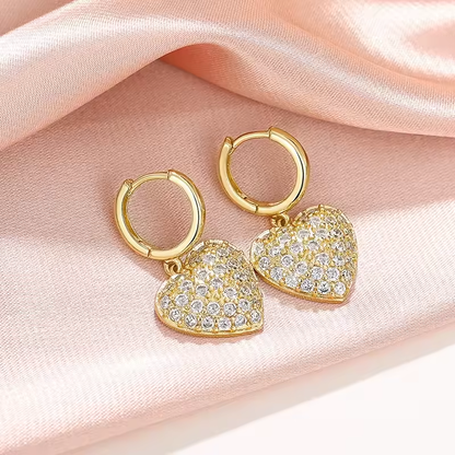 ✨ Élégance et éclat à votre portée avec nos boucles d'oreilles en acier inoxydable!