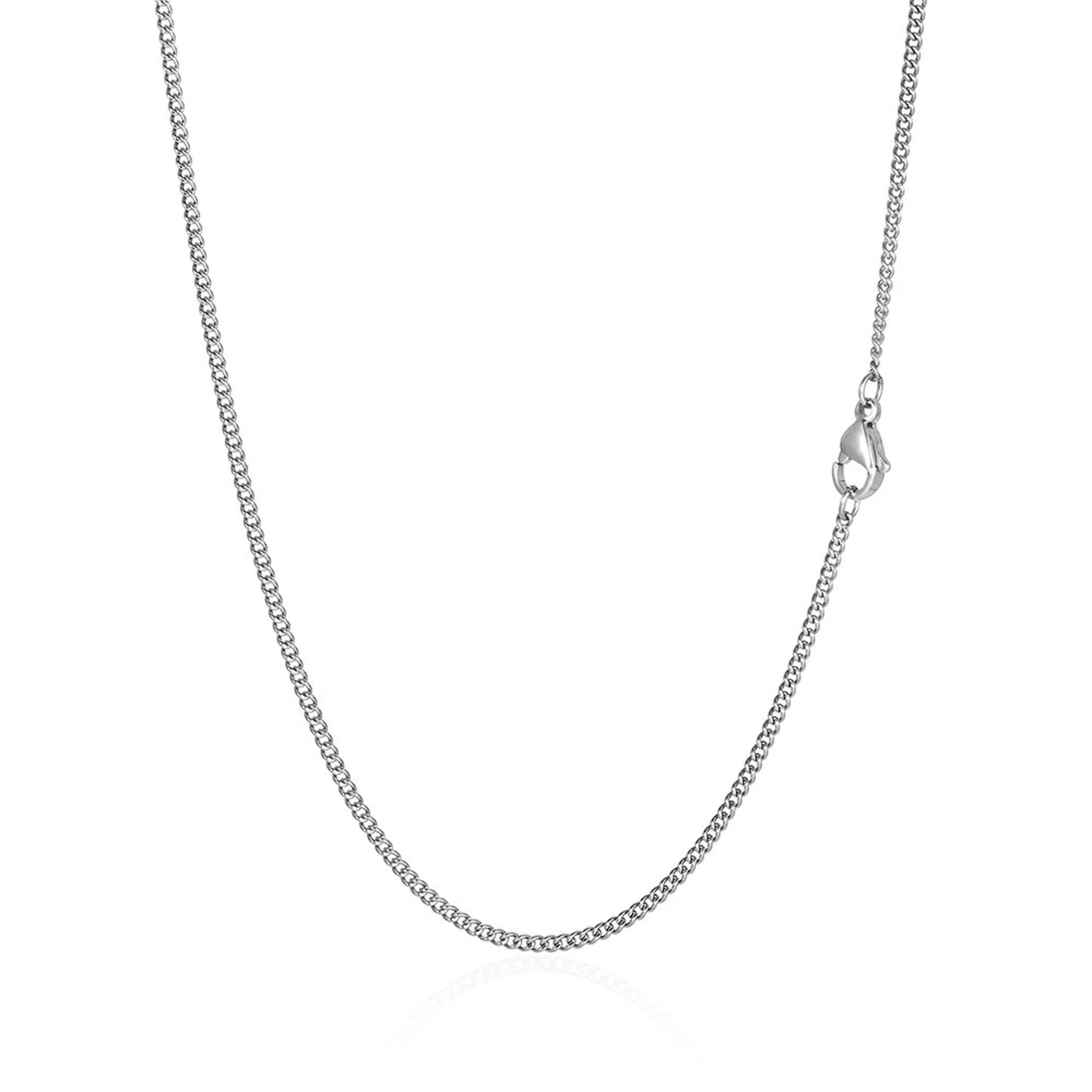 🔥 Collier Miami Cubain Diamond Cut – Unisexe – 2 mm plaqué or véritable 14K et argent