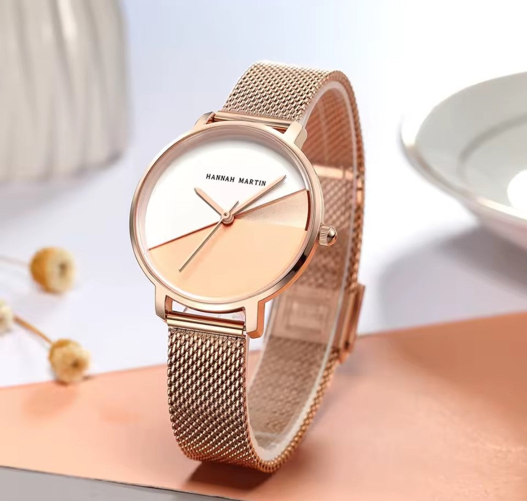 ✨ Élégance en Duo : Montre &amp; Bracelet Hannah Martin